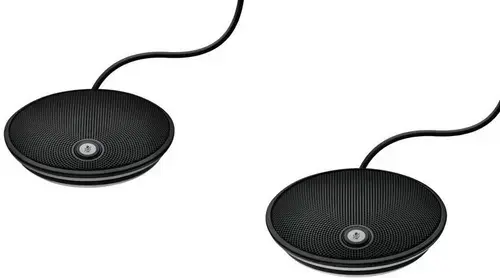Microfoane Logitech Group, pentru sistem de videoconferinta, 3.5 mm (Negru)