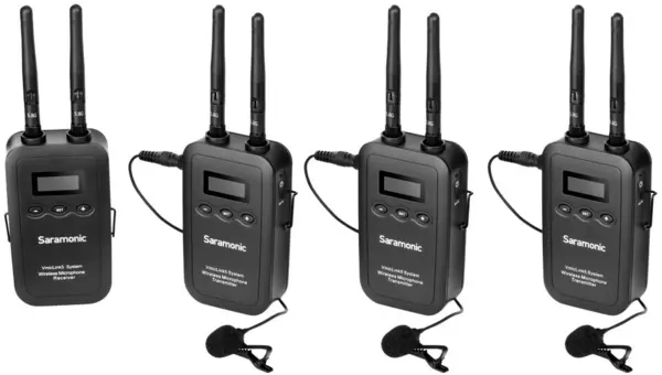 Microfoane Saramonic - VmicLink5, 3 buc, fără fir, negru