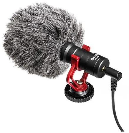 Microfon Boya - By MM1, negru