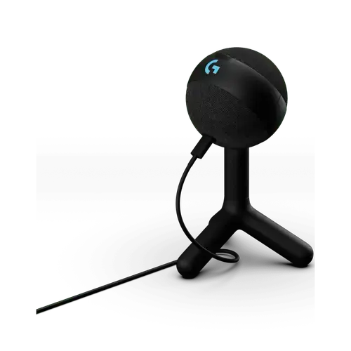 Microfon Gaming Logitech Yeti ORB, Lightsync RGB, USB, Negru
