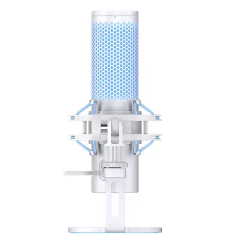 Microfon HyperX by HP QuadCast 2, USB-C, iluminare LED (Gri)