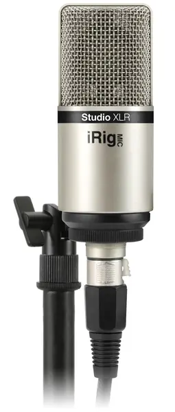 Microfon IK Multimedia - iRig Mic Studio XLR, auriu