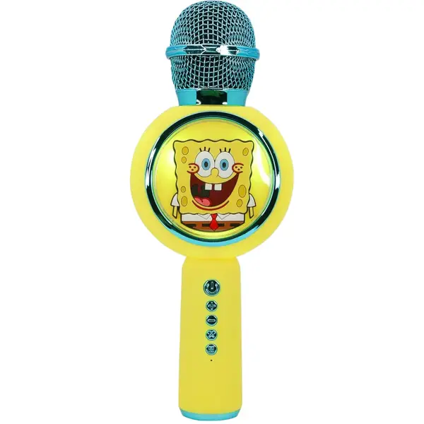 Microfon Karaoke Popsing LED Light Up Wireless OTL - SpongeBob
