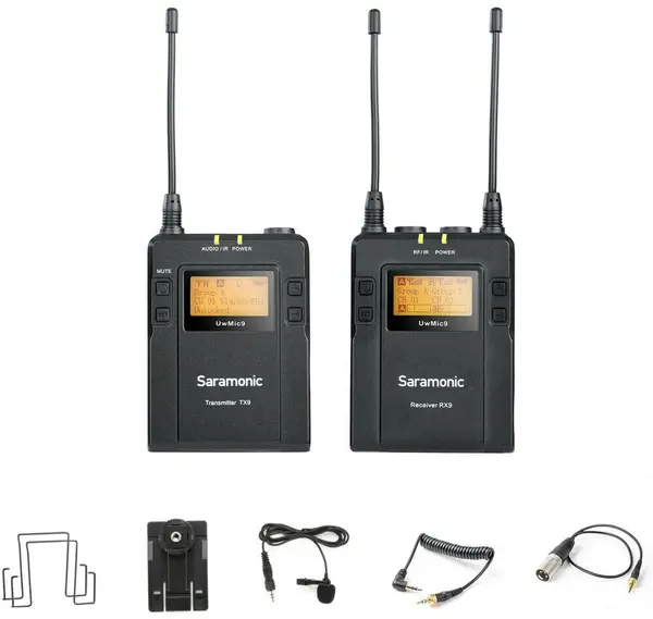 Microfon Saramonic - UwMic9, fără fir, negru