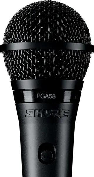 Microfon Shure - PGA58-QTR-E, negru