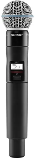 Microfon Shure - QLXD2/B58-K51, fără fir, negru