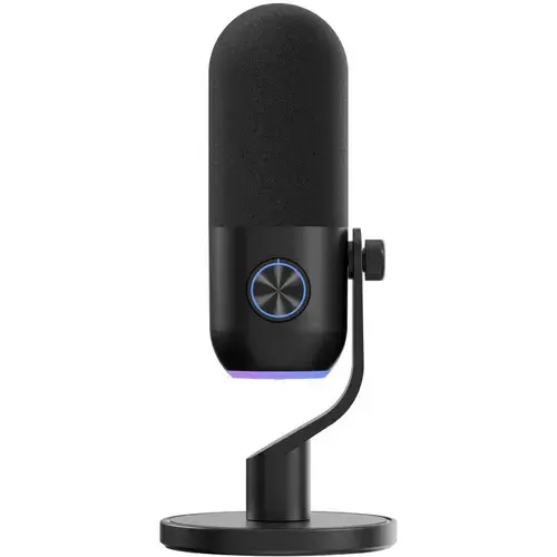 Microfon streamplify MIC MINI, 3.5mm jack, USB-C, Stereo, Negru