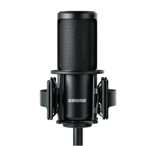 Microfon Studio Shure SM4-K-KIT, Condensator Cardioid, XLR (Negru)