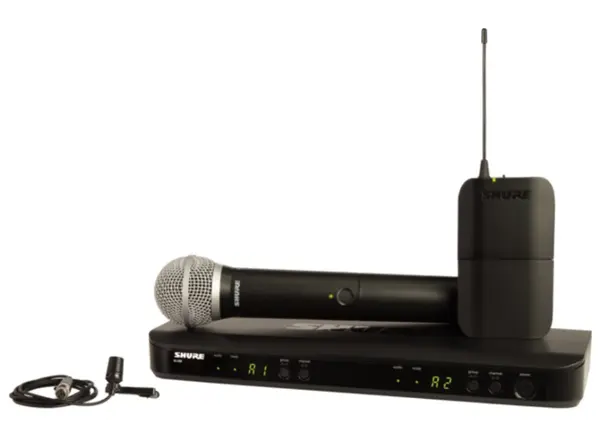 Microfon wireless Shure - BLX1288E/CVL-K3E CVL PG58, negru