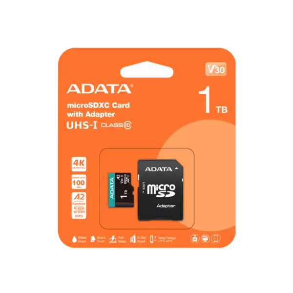 MICROSDHC 1TB AUSDX128GUI3V30SA2-RA1 MICROSDHC 1TB AUSDX128GUI3V30SA2-RA1