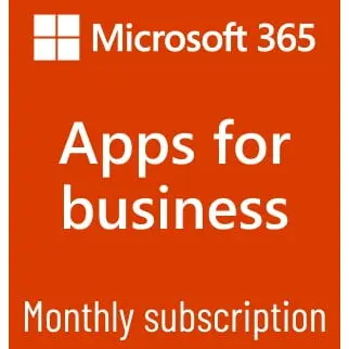 Microsoft Licenta Microsoft 365 Apps for Business, Abonament lunar, 1 utilizator, 15 dispozitive