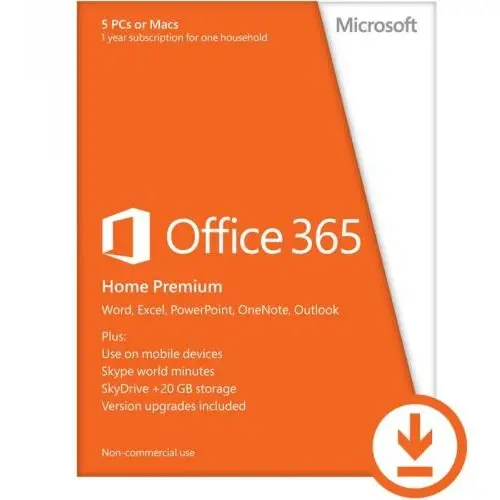 Microsoft Microsoft Office 365 Home Premium 6PC 1 AN English Licenta Electronica