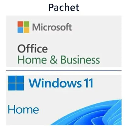 Microsoft Pachet Licenta Windows 11 Home, OEM DVD + Licenta Microsoft Office Home and Business 2024 BOX