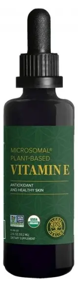 Microsomal Plant-Based Vitamin E, 59.2 ml, Global Healing