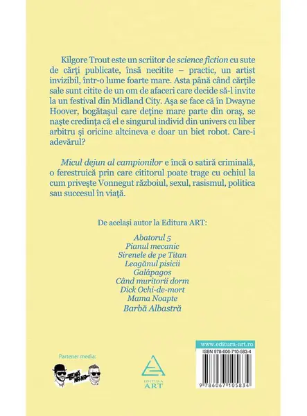 Micul dejun al campionilor | Kurt Vonnegut
