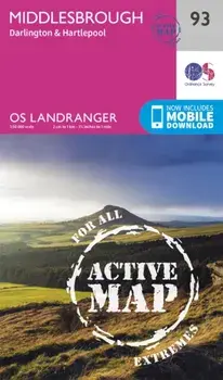 Middlesbrough, Darlington & Hartlepool. February 2016 ed, Sheet Map/Ordnance Survey
