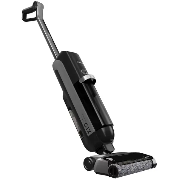 Midea Aspirator vertical Midea X10 Wet and Dry, fara fir cu spalare, 220 W, 0.7 l, Autonomie 35 minute, Negru