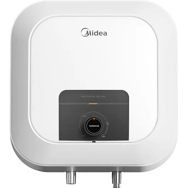 Midea Boiler electric Midea D30-25VD1(U), model compact, 2500 W, volum 30L, control mecanic, montaj sub chiuveta, Alb