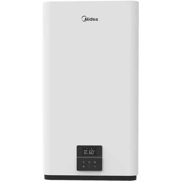 Midea Boiler electric Midea, seria Salute, model Double Tank, volum 100L, 2000 W, control electronic, Dry Heater, Supapa de siguranta de reducere a presiunii, protectie supraincalzire, Wifi, Alb