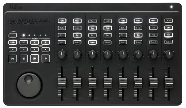 MIDI controler Korg - nanoKONTROL ST, negru