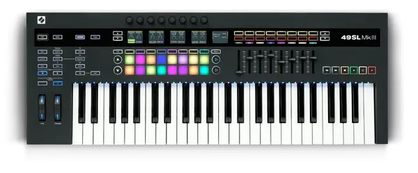 MIDI controler Novation - 49SL MKIII, negru