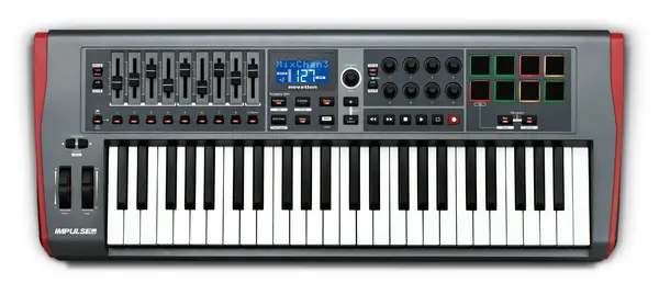 MIDI controler Novation - Impulse 49, gri