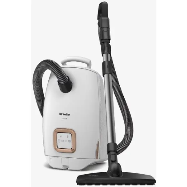 Miele Aspirator cu sac Miele Guard L1 Parquet BRWS MRG,12559850, 890 W, 3,5 l, 75 dB,PowerLine, buton MOD, tub de aspirare HES, ComfortFit, Control electronic, sac 3.5l, cablu 8.5 m, Alb