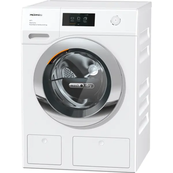 Miele Masina de spalat rufe cu uscator Miele WTR 870 WPM, 8 kg/5 kg, 1600 RPM, Clasa D, Motor ProfiEco, Alb