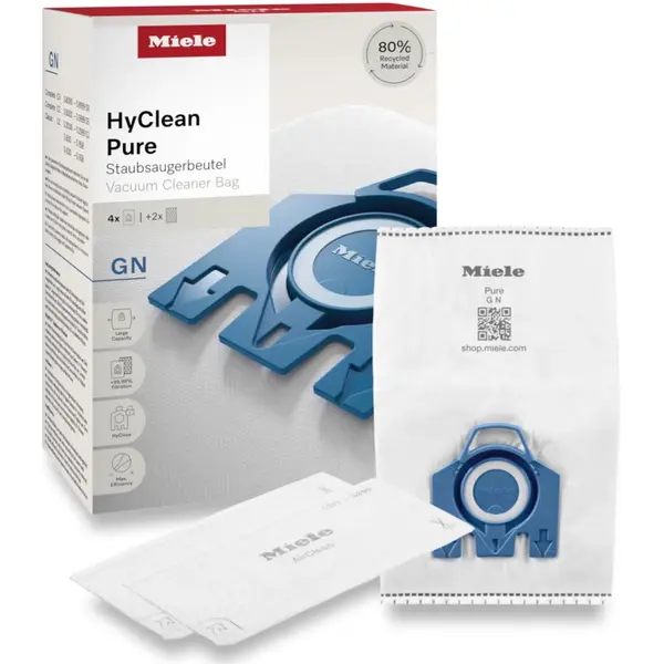 Miele Saci aspirator Miele HyClean Pure GN, 4 saci, un filtru motor, un filtru evacuare