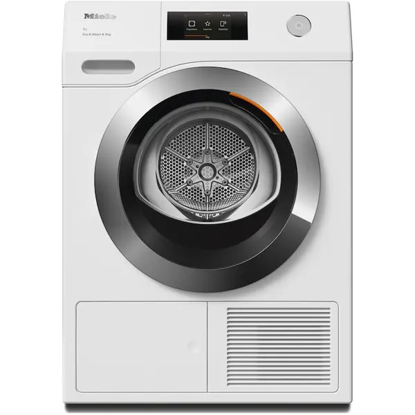Miele Uscator de rufe Miele TCR 790 WP, Pompa de caldura, 9 kg, Clasa A+++, M Touch, SteamFinish, SilenceDrum, Alb
