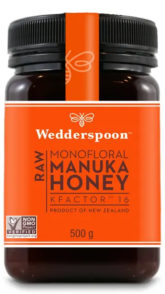 Miere de Manuka KFactor 16 Raw, 500g, Wedderspoon