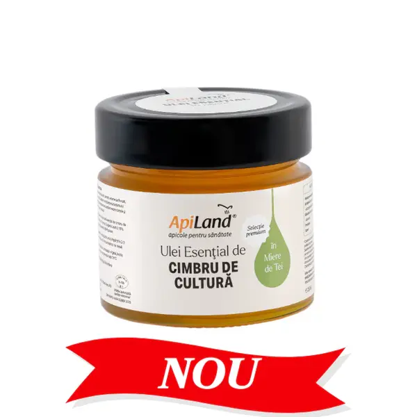 Miere de tei cu ulei esențial de cimbru de cultură - selecție PREMIUM, 250 g - Default Title