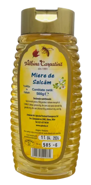 Miere salcam, 500g, Apicola