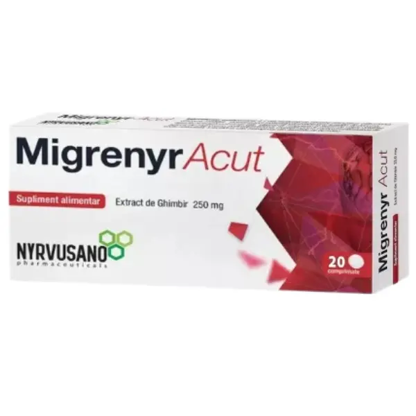 Migrenyr Acut, Nyrvusano | 20 comprimate