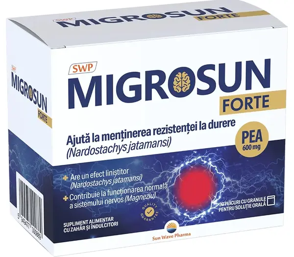 Migrosun Forte, 30 plicuri , Sun Wave Pharma