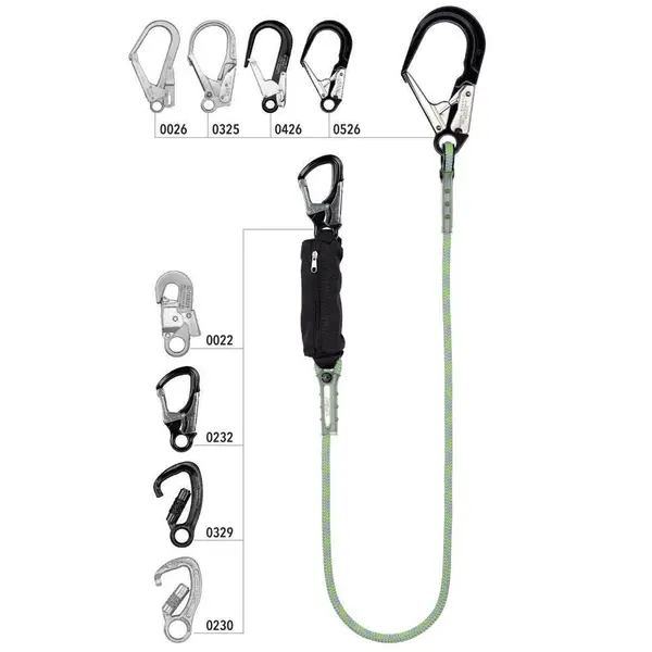 Mijloc de pozitionare Vertiqual LIZARD, culoarea verde, L 2m, d 12mm 1.5 m, 12 mm, VERDE