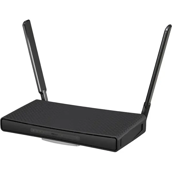 MikroTik Mikrotik hAP ax³ router wireless Gigabit Ethernet Banda dubla (2.4 GHz/ 5 GHz) Negru