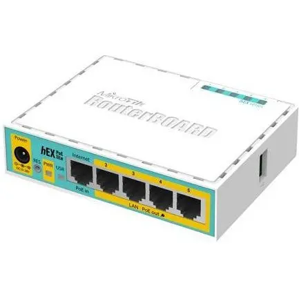 MikroTik MIKROTIK ROUTER 5LAN FE 1USB 4POE OUT