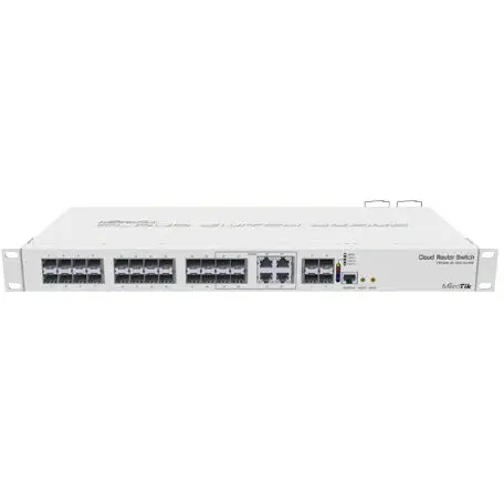 MikroTik Switch Cloud Router 20 SFP, 4 SFP+, 4 Combo (Gigabit sau SFP) - Mikrotik CRS328-4C-20S-4S+RM