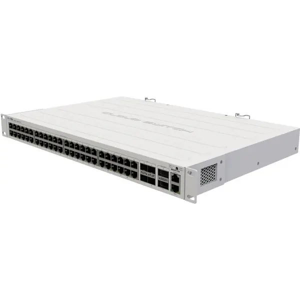 MikroTik Switch Mikrotik, Cloud Router CRS354-48G-4S+2Q+RM, 48x porturi Gigabit, 4x porturi SFP+, 2x Porturi QSFP+, Surse Redundante, Dual boot (RouterOS sau SwitchOS)