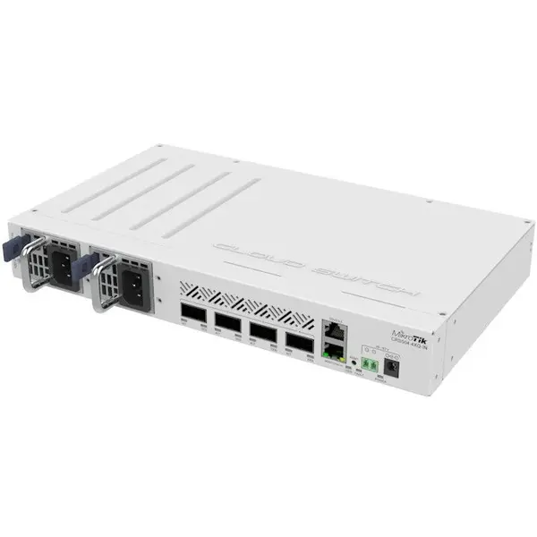 MikroTik SWITCH MIKROTIK CRS504-4XQ-IN, 1 x 10/100Mbps, 4 x 100 QSFP28