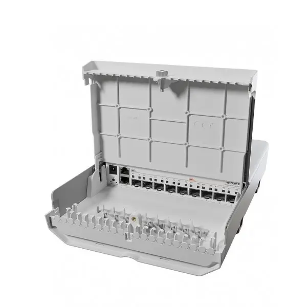 Miktrotik netFiber 9, switch pentru exterior 4x SFP 10Gbps, 1xPoe Gigabit, CRS310-1G-5S-4S+OUT