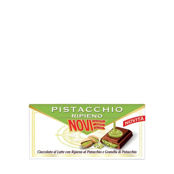Milk chocolate filled with pistachio 105 gr