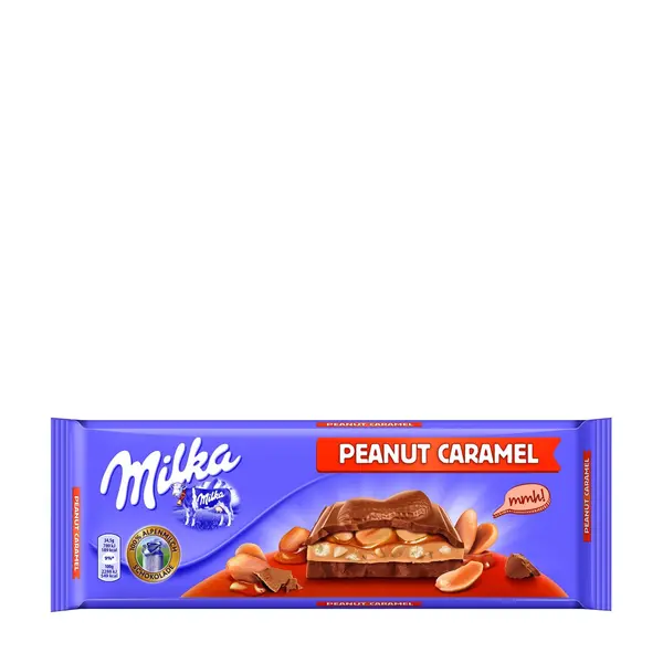 Milk chocolate tablet with peanut caramel filling 276 gr