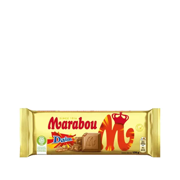 Milk chocolate with almond crunch 170 gr