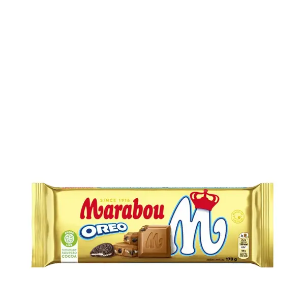 Milk chocolate with pieces of oreo biscuit 170 gr
