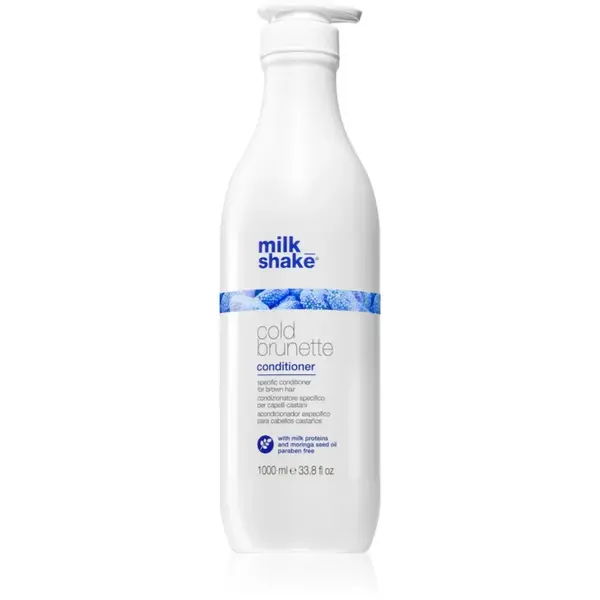 milk_shake® Cold Brunette Conditioner balsam pentru nuante de par castaniu 1000 ml