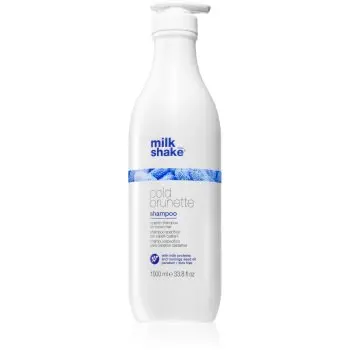 milk_shake® Cold Brunette Shampoo șampon pentru neutralizarea tonurilor de galben pentru nuante de par castaniu