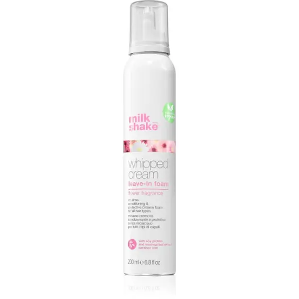 milk_shake® Leave-in Treatments Whipped Cream tratament de hidratare fara clatire pentru păr vopsit Flower Fragrance 200 ml