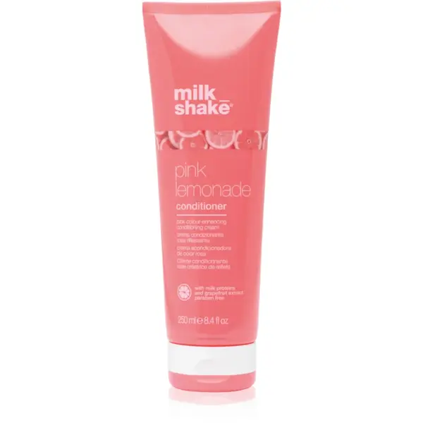 milk_shake® Pink Lemonade Conditioner balsam nuanțator pentru par blond odstín Pink 250 ml
